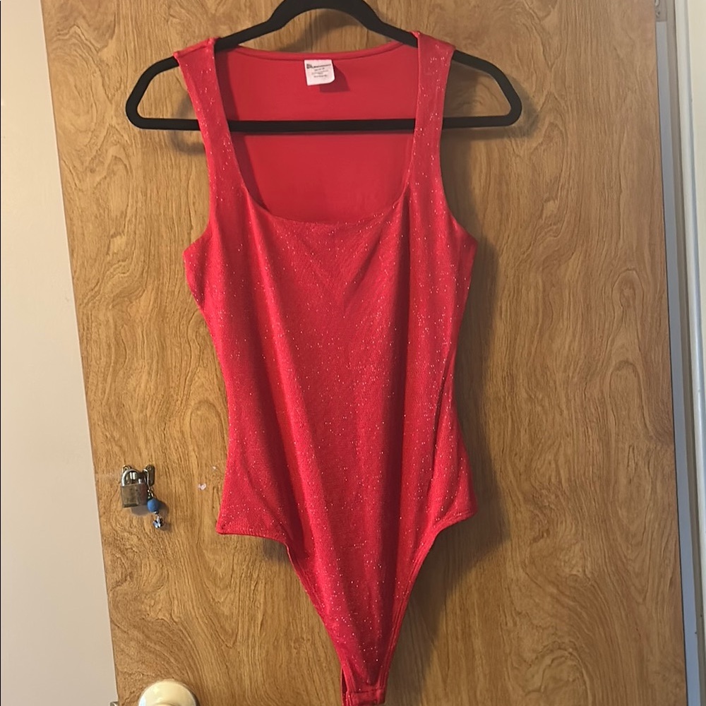 XS(0-2) - Red Sparkly One Piece